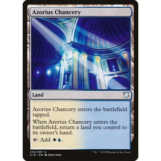 Image for Azorius Chancery (233) (C18) - Magic: The Gathering