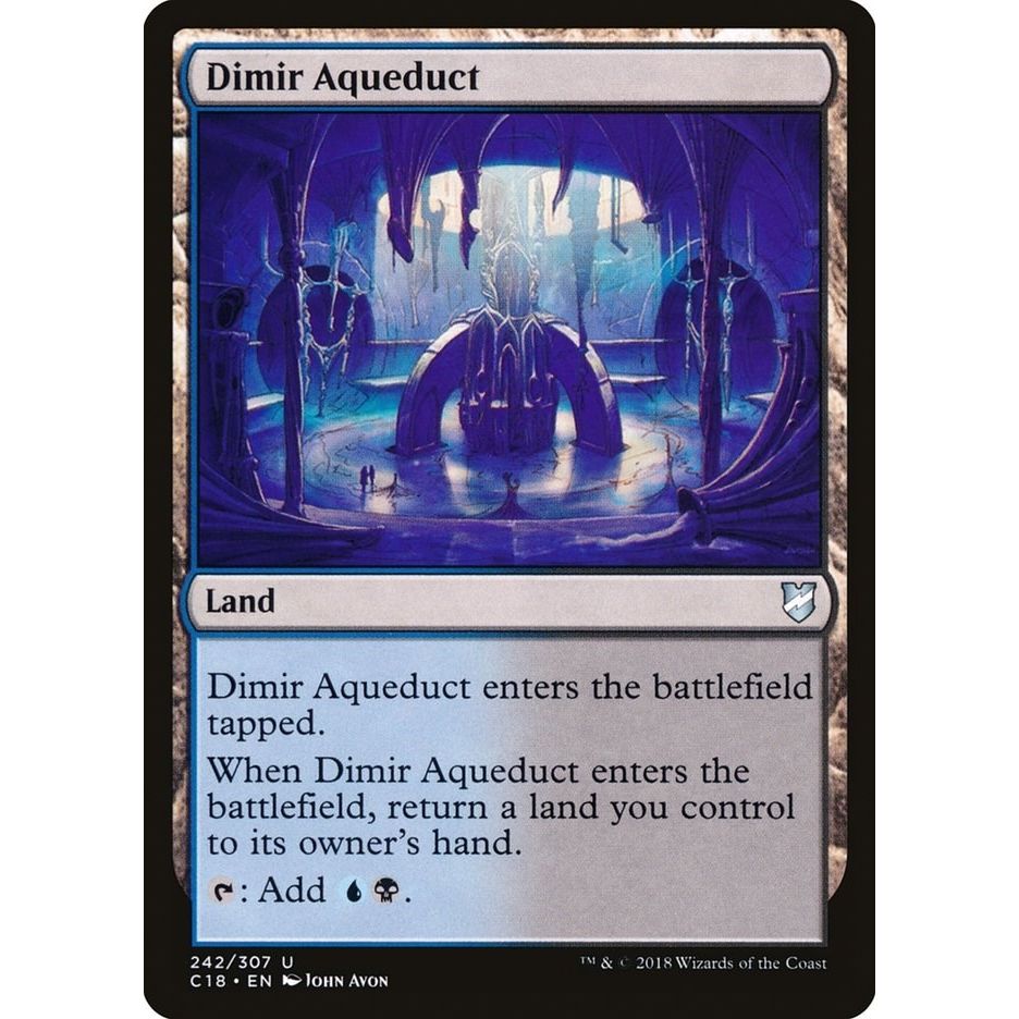 Image for Dimir Aqueduct (242) (C18) - Magic: The Gathering
