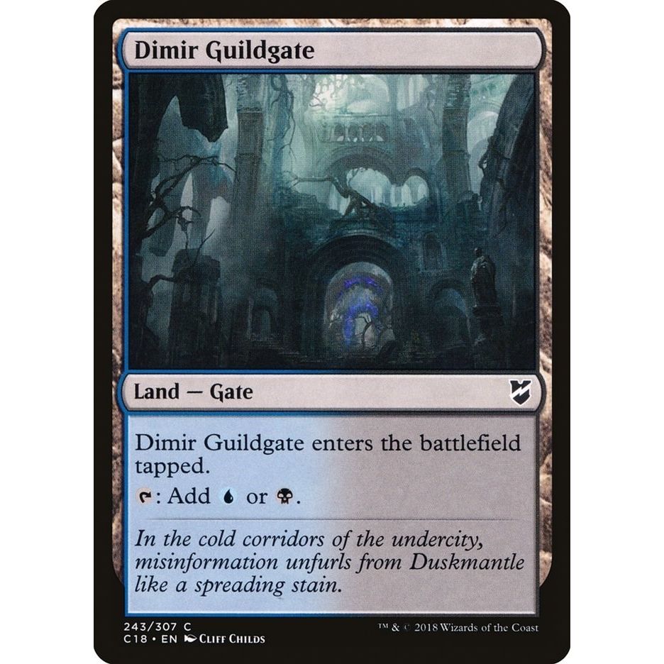 Image for Dimir Guildgate (243) (C18) - Magic: The Gathering
