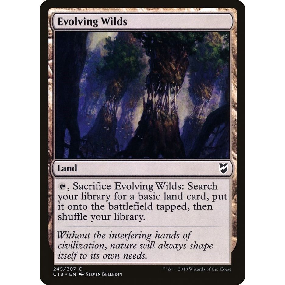 Image for Evolving Wilds (245) (C18) - Magic: The Gathering