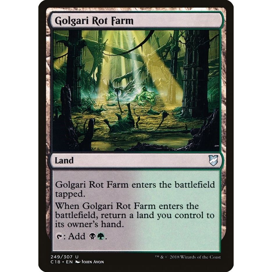 Image for Golgari Rot Farm (249) (C18) - Magic: The Gathering