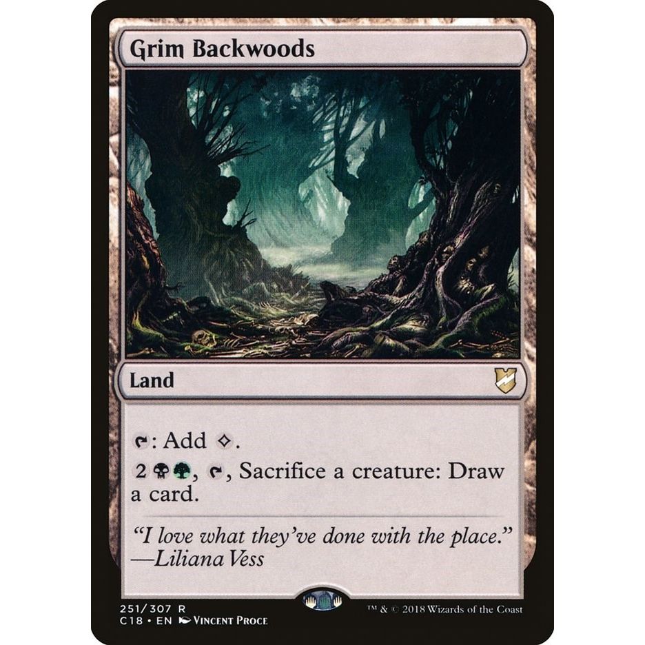 Image for Grim Backwoods (251) (C18) - Magic: The Gathering
