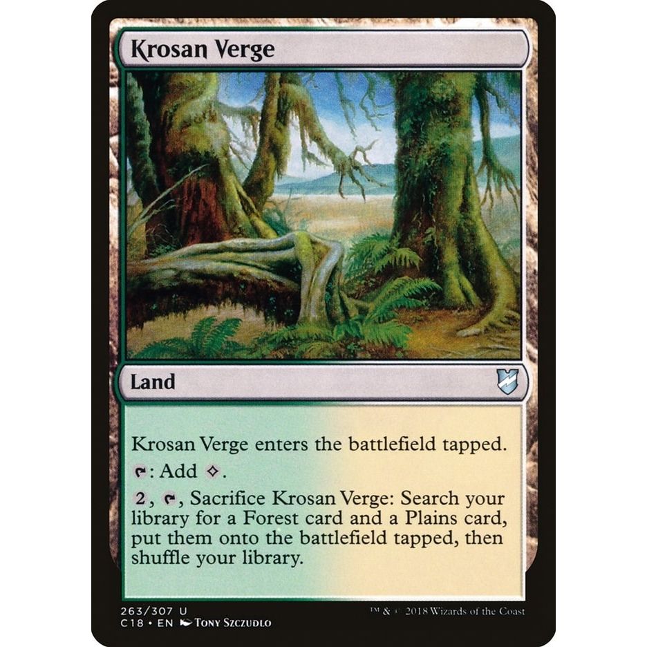 Image for Krosan Verge (263) (C18) - Magic: The Gathering