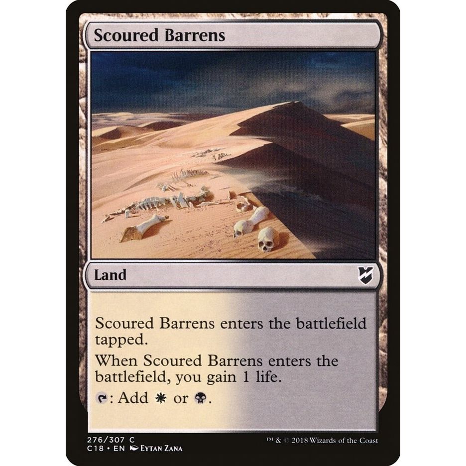 Image for Scoured Barrens (276) (C18) - Magic: The Gathering