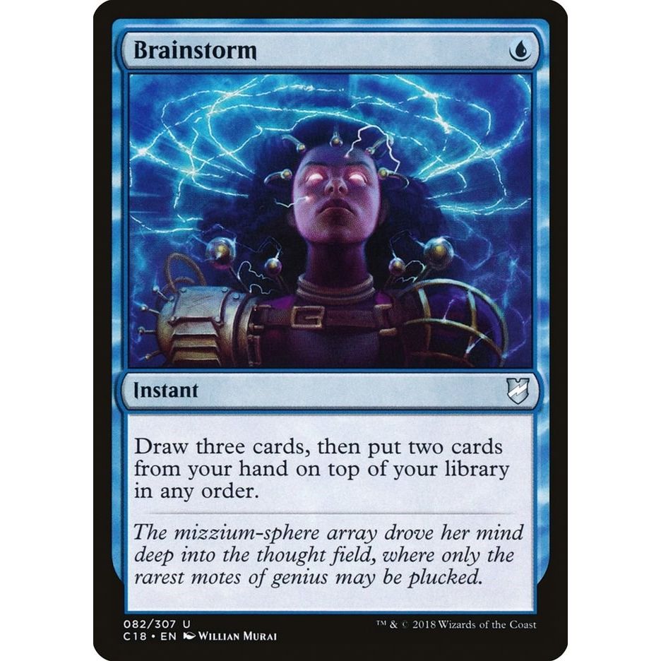 Image for Brainstorm (82) (C18) - Magic: The Gathering
