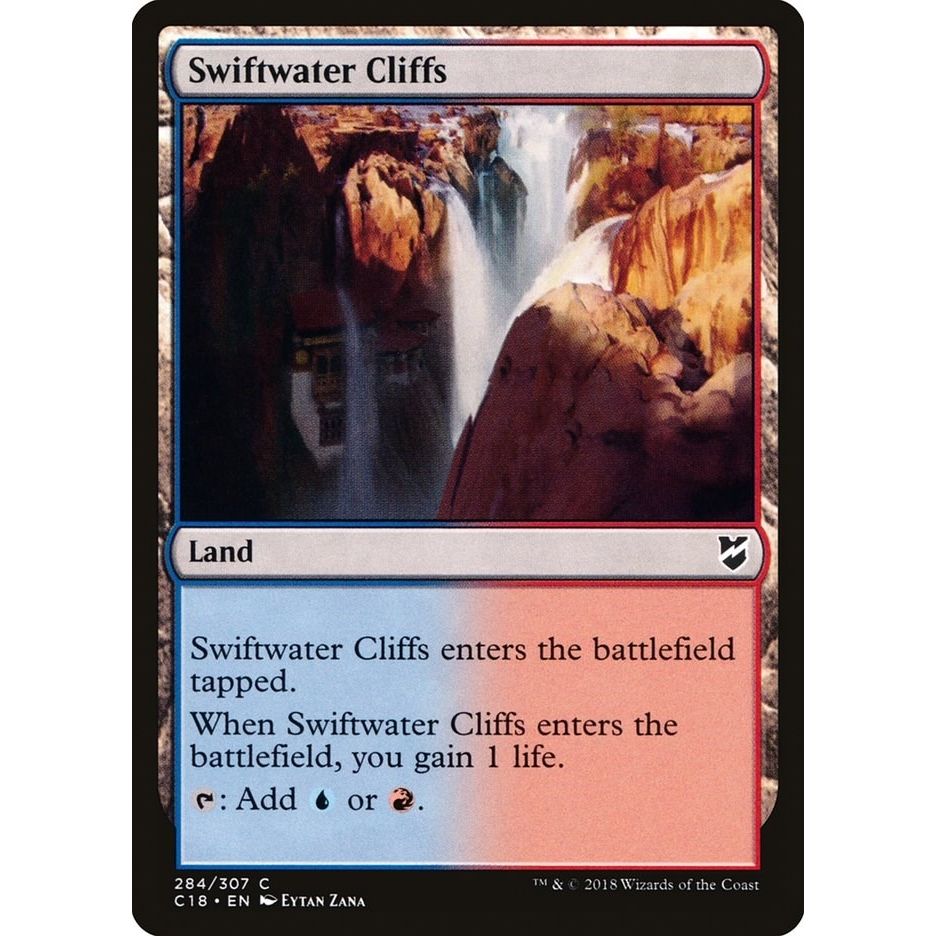 Image for Swiftwater Cliffs (284) (C18) - Magic: The Gathering