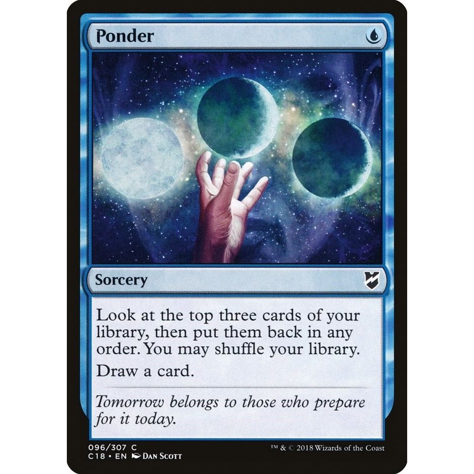 Image for Ponder (96) (C18) - Magic: The Gathering