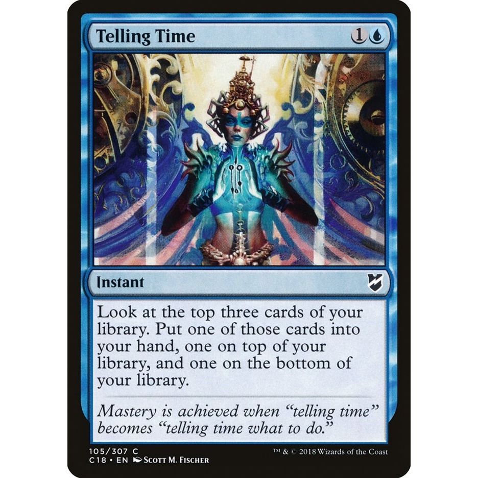 Image for Telling Time (105) (C18) - Magic: The Gathering
