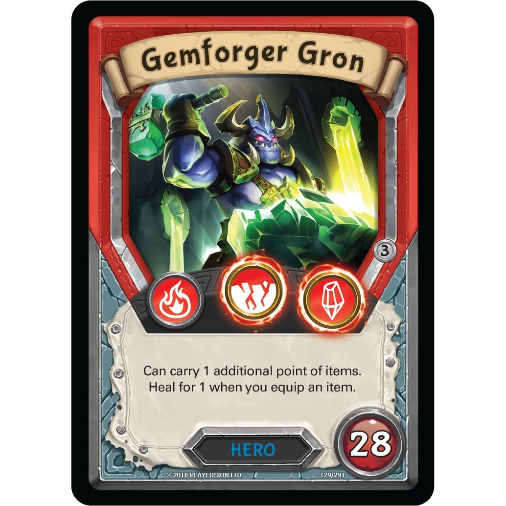 Image for Gemforger Gron (Unclaimed) (129) (KIN) - Lightseekers TCG