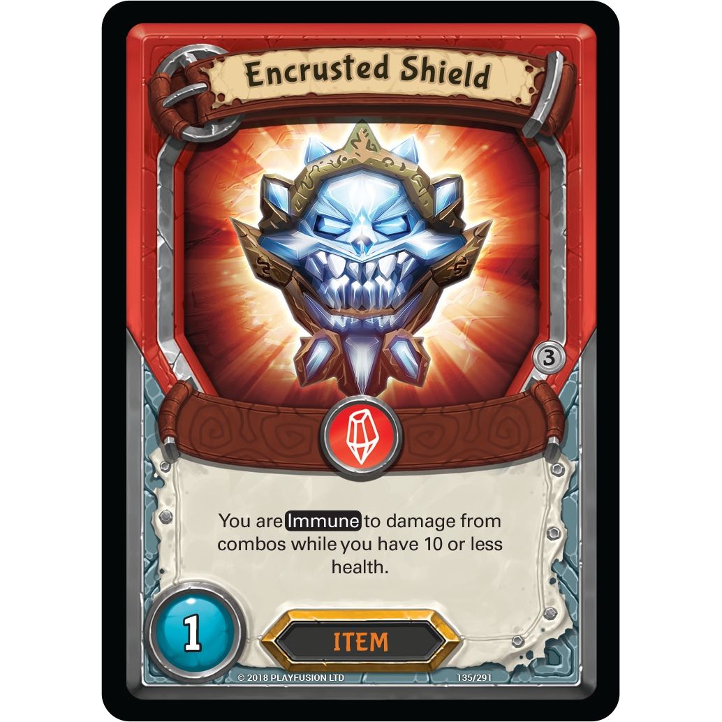 Image for Encrusted Shield (Claimed) (135) (KIN) - Lightseekers TCG