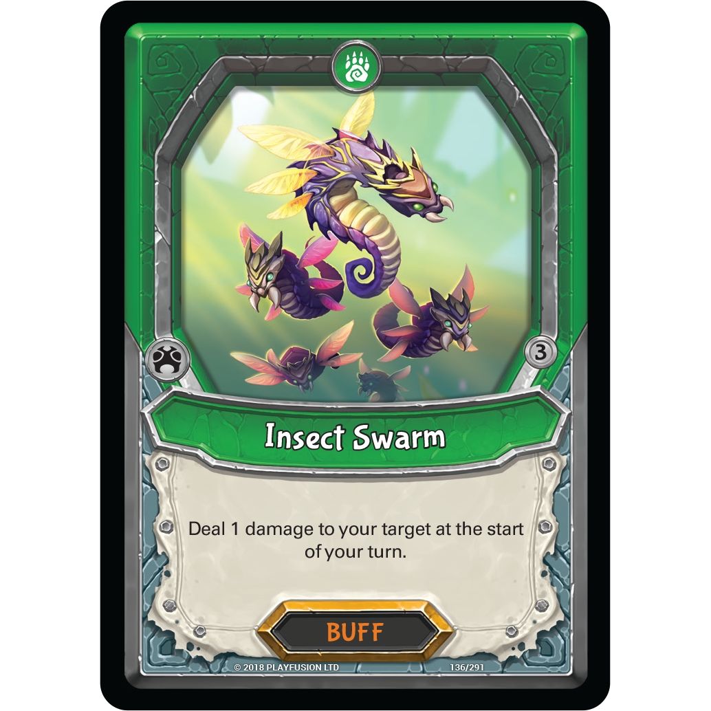 Image for Insect Swarm (Claimed) (136) (KIN) - Lightseekers TCG
