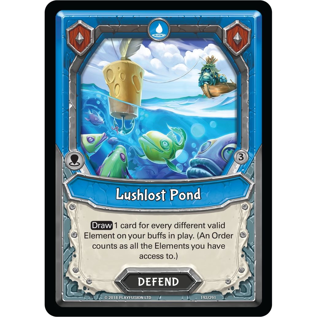 Image for Lushlost Pond (Claimed) (192) (KIN) - Lightseekers TCG