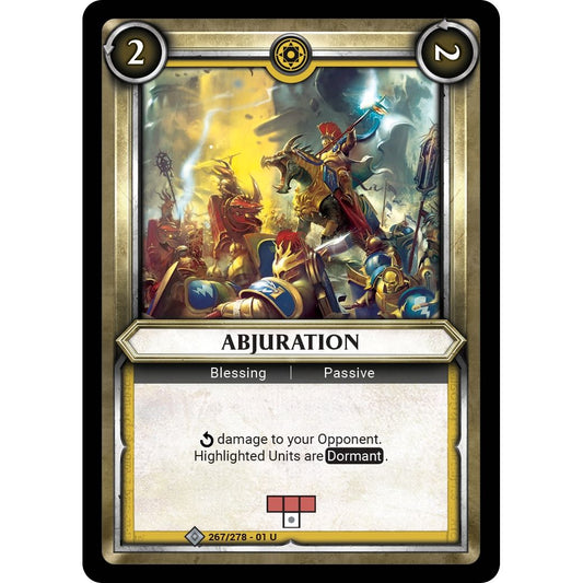 Image for Abjuration (Unclaimed) (267/278) (WHAOSC) - Warhammer Age of Sigmar Champions TCG