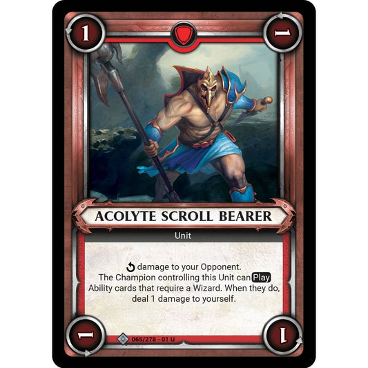 Image for Acolyte Scroll Bearer (Unclaimed) (065/278) (WHAOSC) - Warhammer Age of Sigmar Champions TCG
