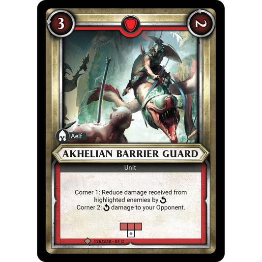 Image for Akhelian Barrier Guard (Unclaimed) (126/278) (WHAOSC) - Warhammer Age of Sigmar Champions TCG