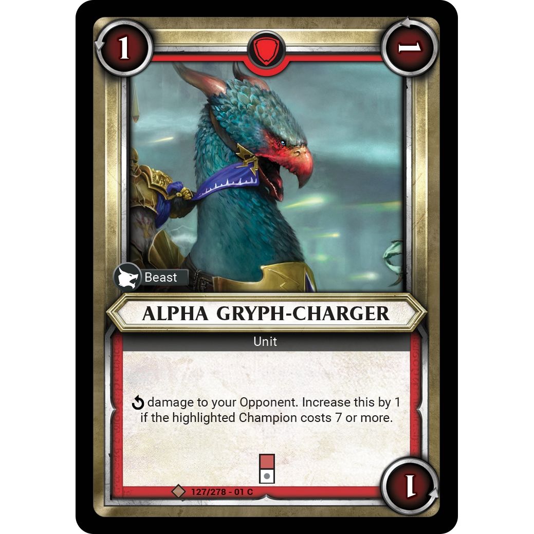 Image for Alpha Gryph-Charger (Unclaimed) (127/278) (WHAOSC) - Warhammer Age of Sigmar Champions TCG