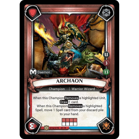 Image for Archaon (Claimed) (016/278) (WHAOSC) - Warhammer Age of Sigmar Champions TCG