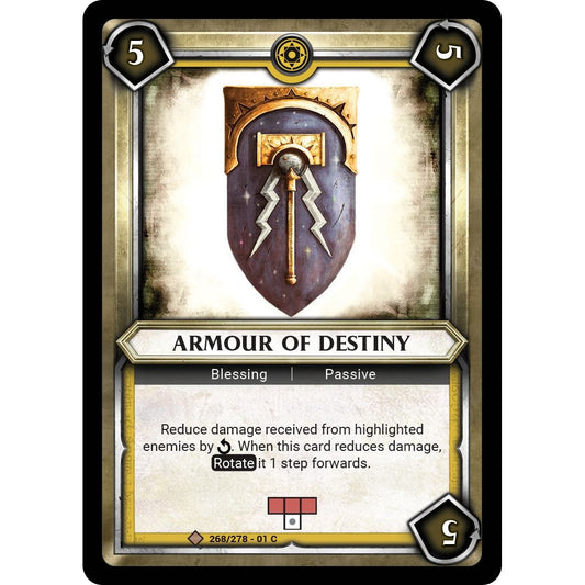 Image for Armour of Destiny (Claimed) (268/278) (WHAOSC) - Warhammer Age of Sigmar Champions TCG