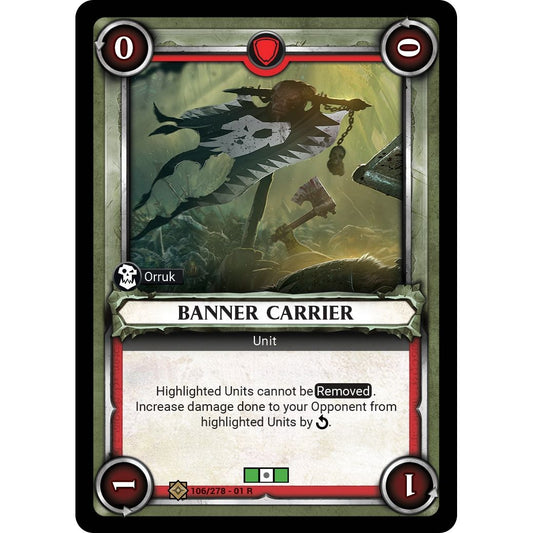 Image for Banner Carrier (Unclaimed) (106/278) (WHAOSC) - Warhammer Age of Sigmar Champions TCG