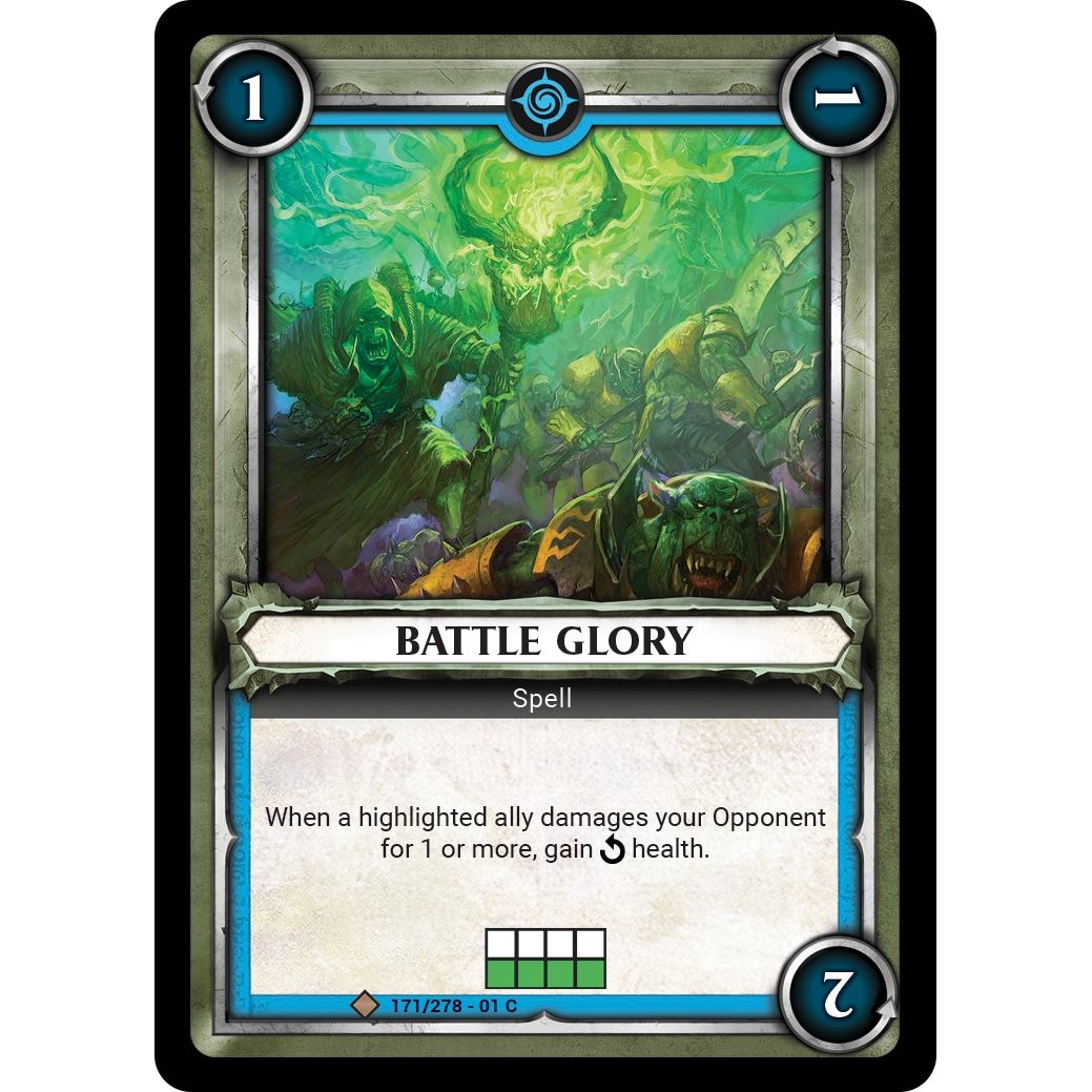 Image for Battle Glory (Unclaimed) (171/278) (WHAOSC) - Warhammer Age of Sigmar Champions TCG