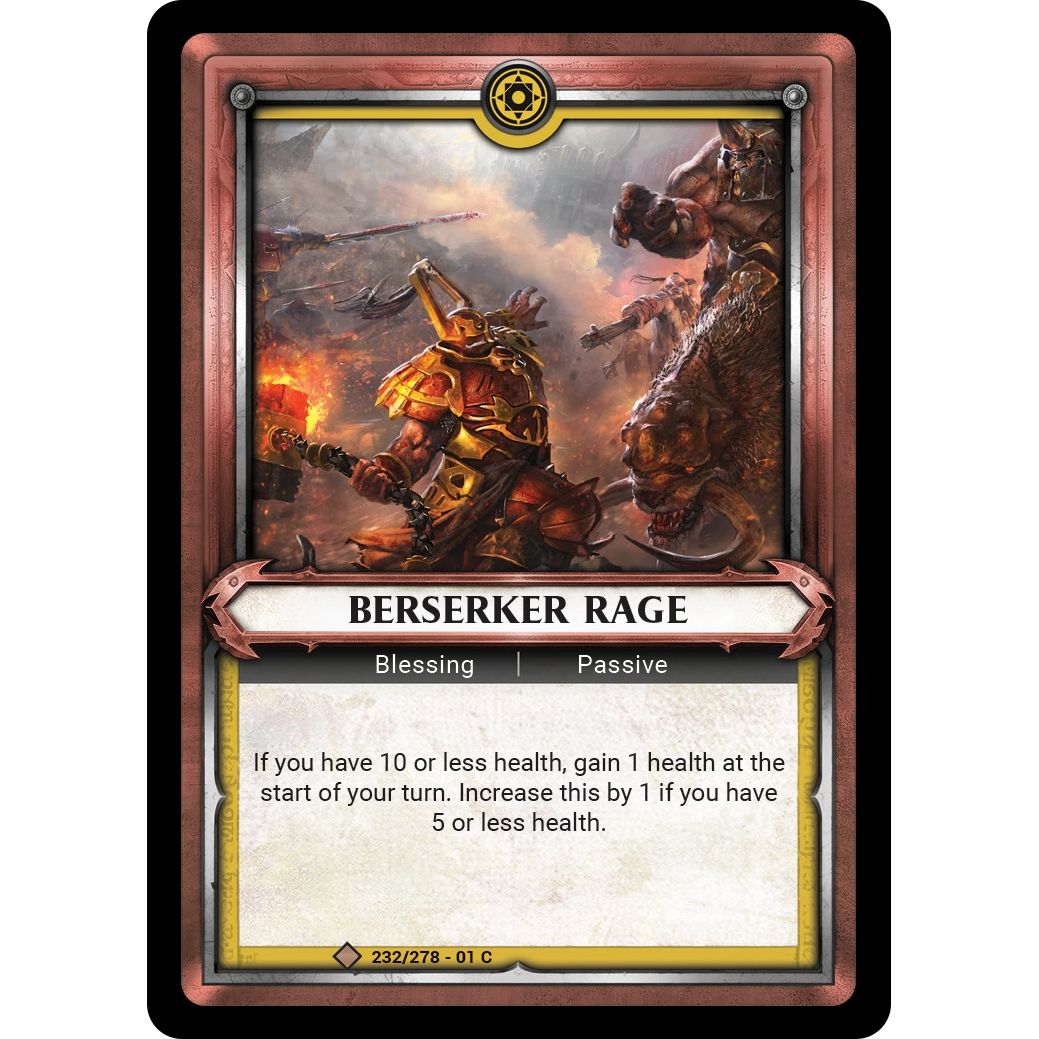 Image for Berserker Rage (Claimed) (232/278) (WHAOSC) - Warhammer Age of Sigmar Champions TCG