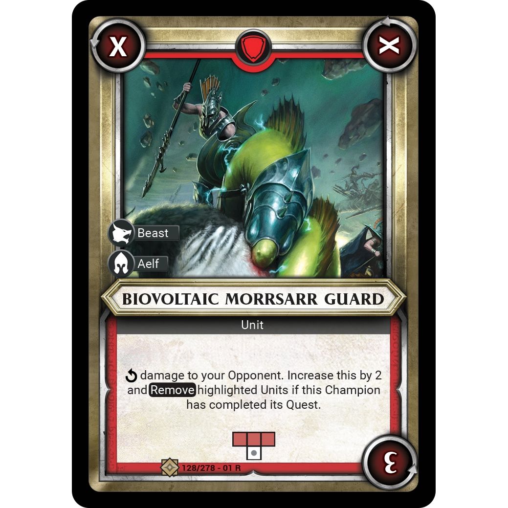 Image for Biovoltaic Morrsarr Guard (Unclaimed) (128/278) (WHAOSC) - Warhammer Age of Sigmar Champions TCG
