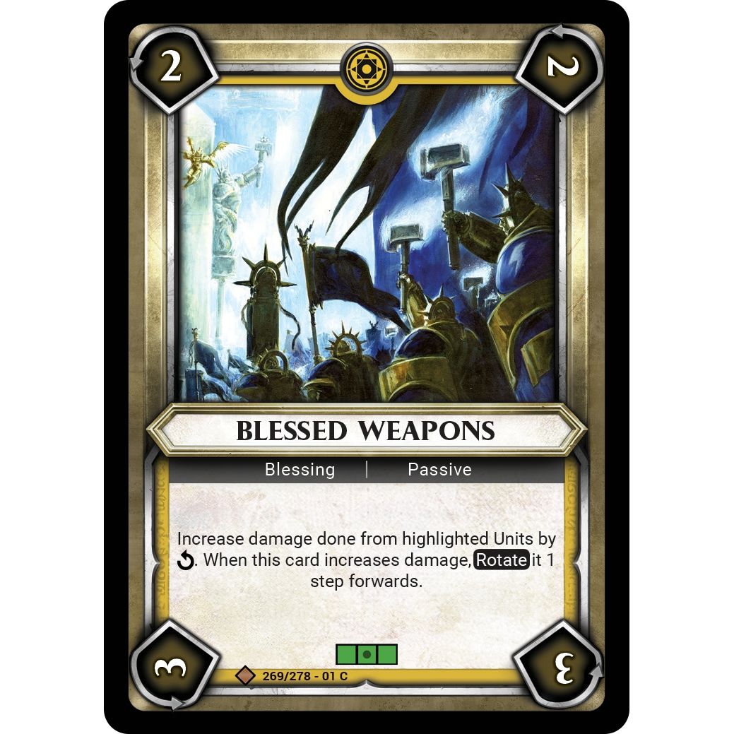 Image for Blessed Weapons (Claimed) (269/278) (WHAOSC) - Warhammer Age of Sigmar Champions TCG