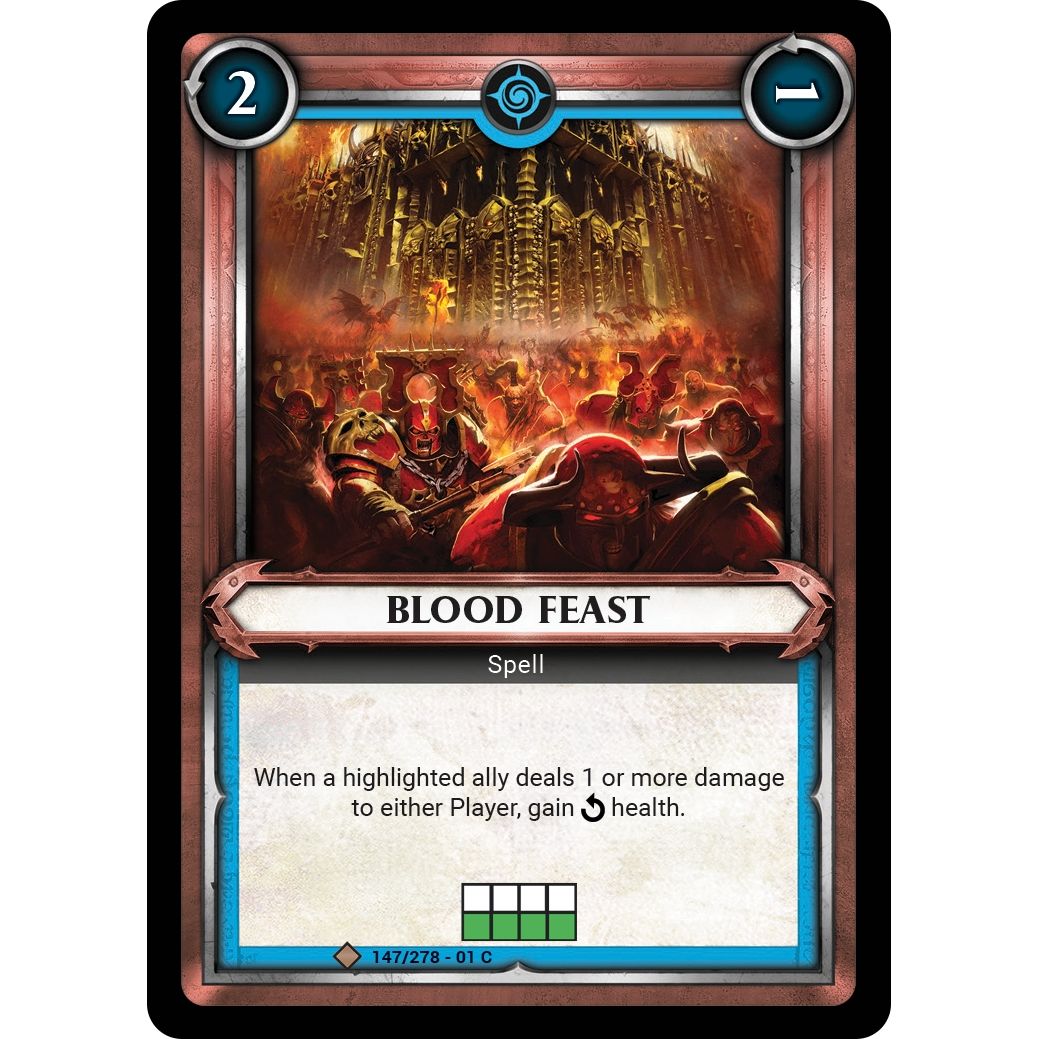 Image for Blood Feast (Unclaimed) (147/278) (WHAOSC) - Warhammer Age of Sigmar Champions TCG