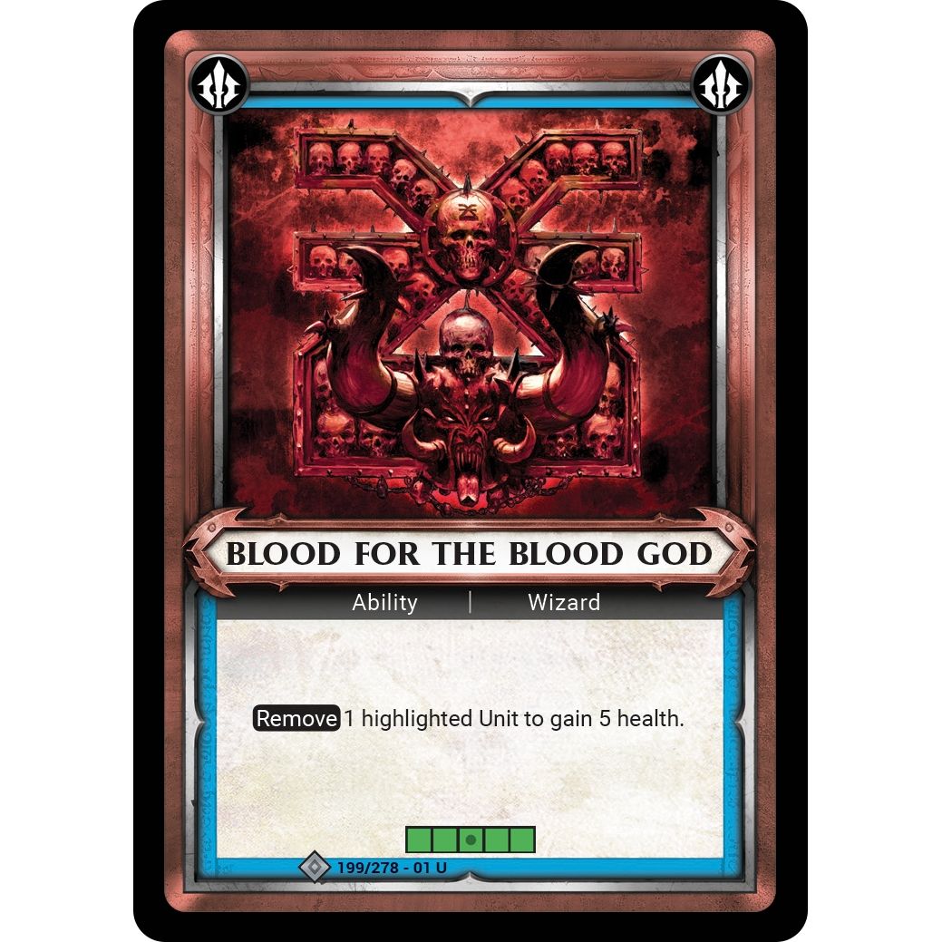 Image for Blood for the Blood God (Claimed) (199/278) (WHAOSC) - Warhammer Age of Sigmar Champions TCG
