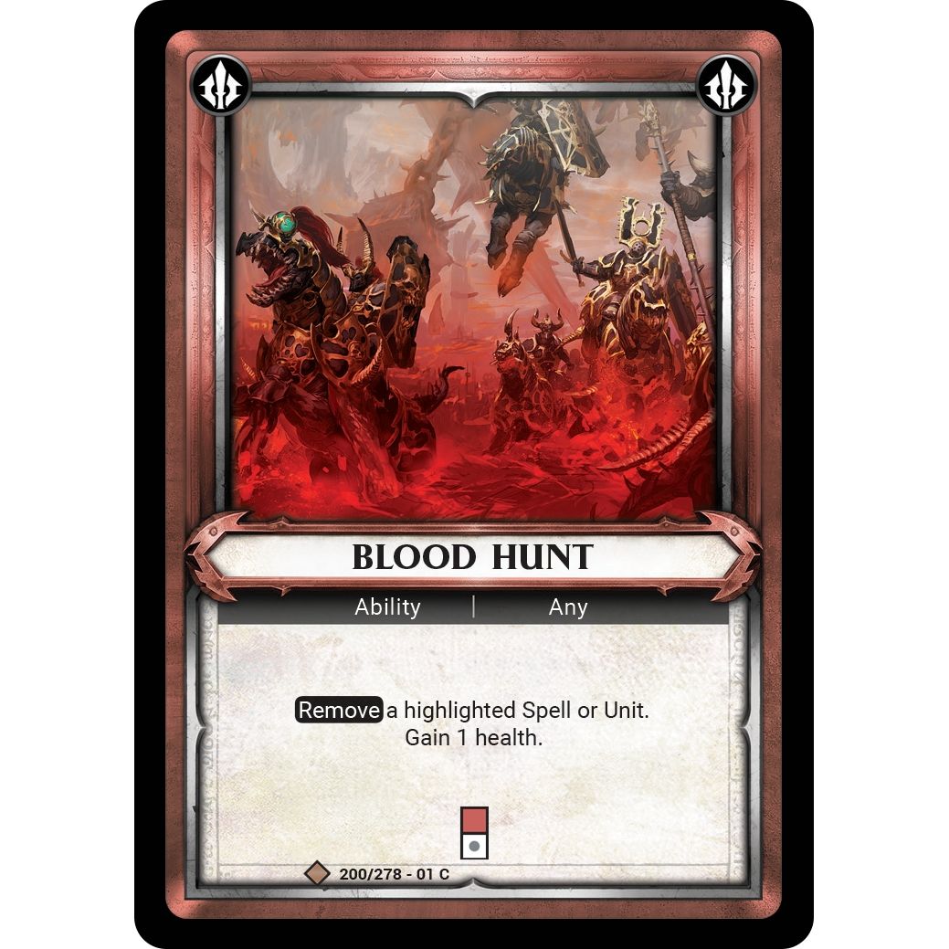 Image for Blood Hunt (Claimed) (200/278) (WHAOSC) - Warhammer Age of Sigmar Champions TCG