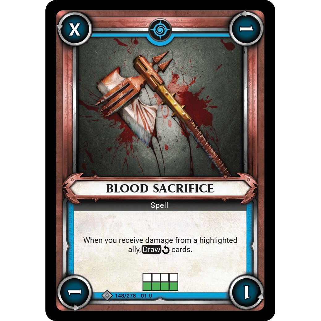 Image for Blood Sacrifice (Claimed) (148/278) (WHAOSC) - Warhammer Age of Sigmar Champions TCG