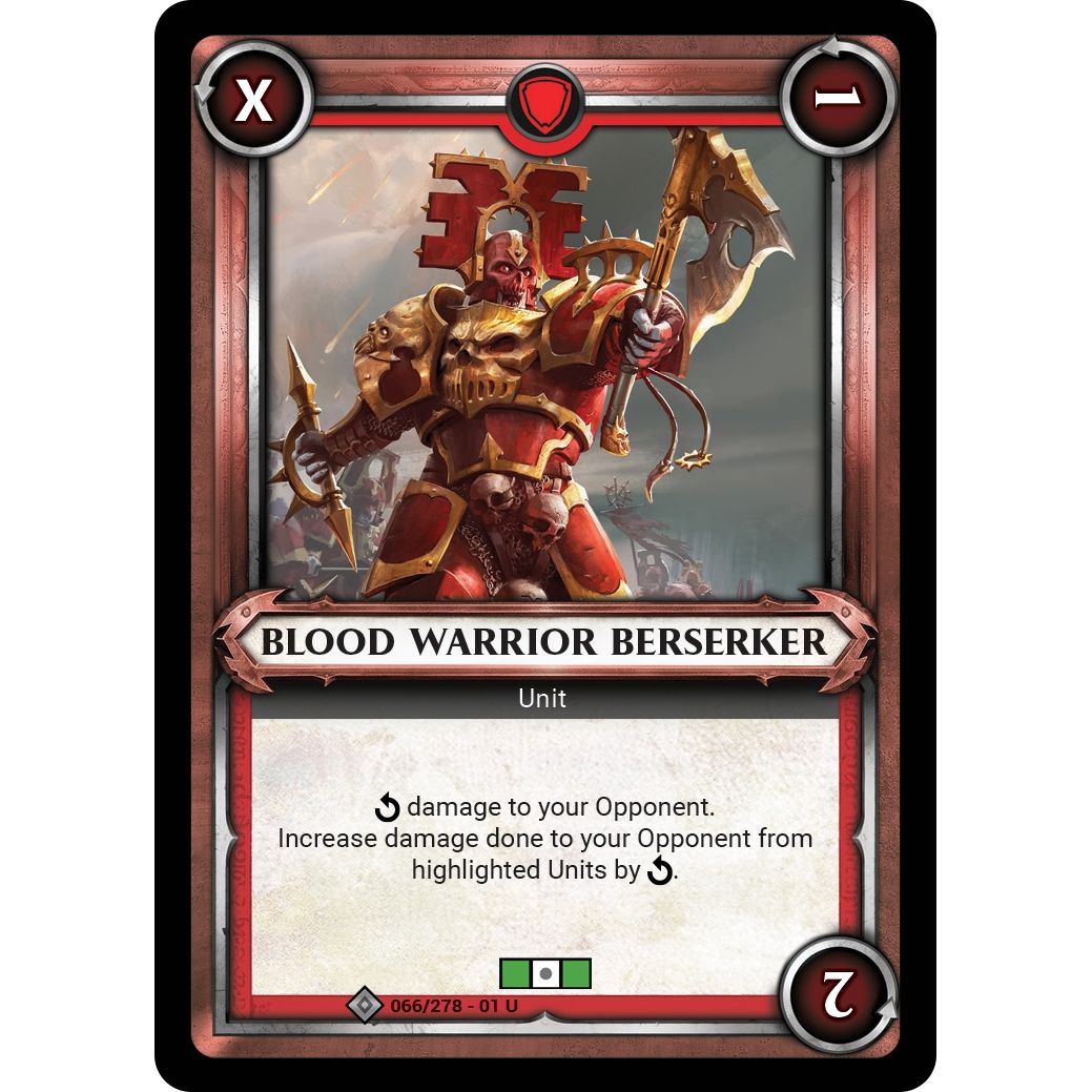 Image for Blood Warrior Berserker (Unclaimed) (066/278) (WHAOSC) - Warhammer Age of Sigmar Champions TCG