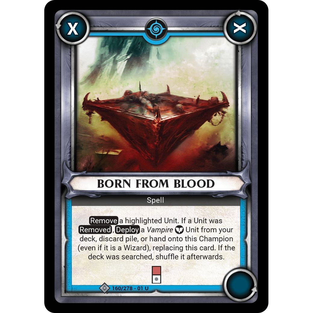 Image for Born from Blood (Claimed) (160/278) (WHAOSC) - Warhammer Age of Sigmar Champions TCG