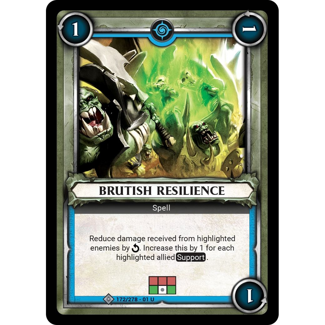 Image for Brutish Resilience (Unclaimed) (172/278) (WHAOSC) - Warhammer Age of Sigmar Champions TCG