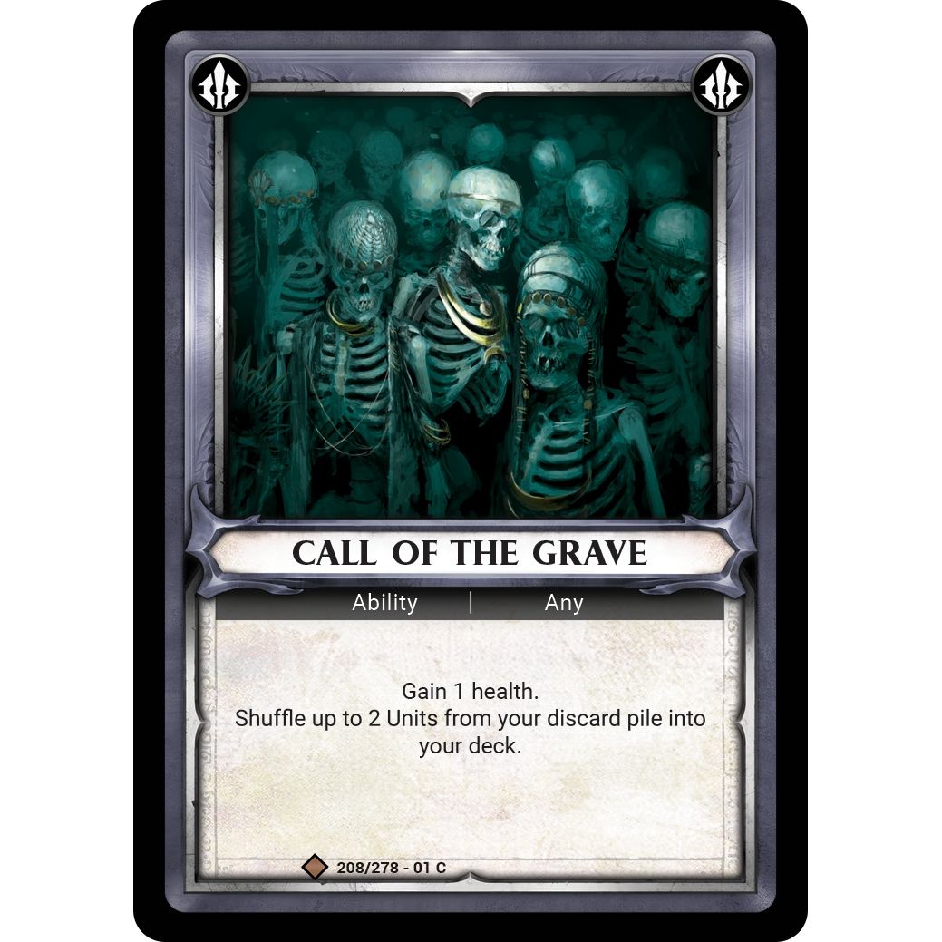 Image for Call of the Grave (Claimed) (208/278) (WHAOSC) - Warhammer Age of Sigmar Champions TCG