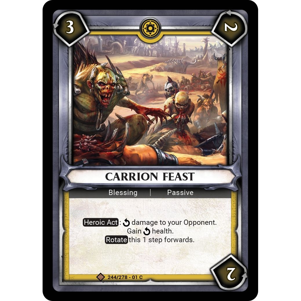 Image for Carrion Feast (Claimed) (244/278) (WHAOSC) - Warhammer Age of Sigmar Champions TCG