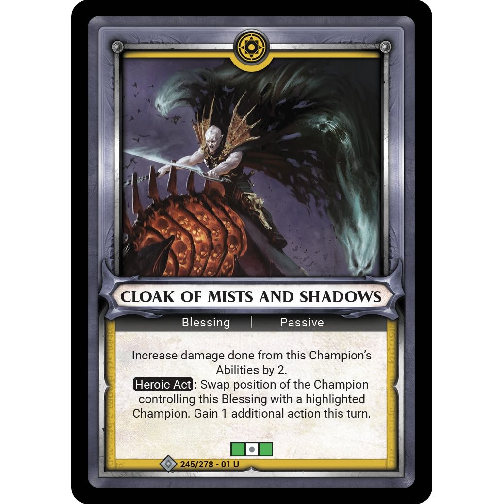 Image for Cloak of Mists and Shadows (Unclaimed) (245/278) (WHAOSC) - Warhammer Age of Sigmar Champions TCG