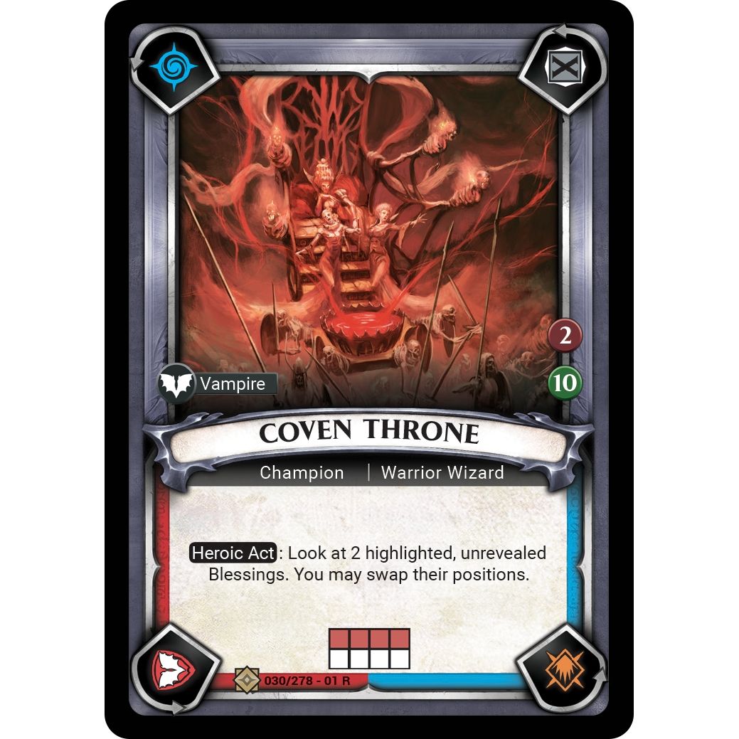 Image for Coven Throne (Claimed) (030/278) (WHAOSC) - Warhammer Age of Sigmar Champions TCG