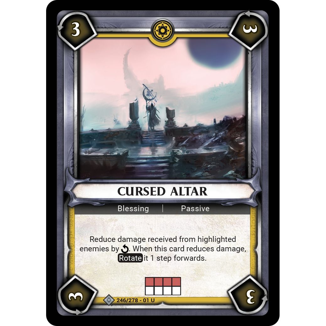Image for Cursed Altar (Claimed) (246/278) (WHAOSC) - Warhammer Age of Sigmar Champions TCG