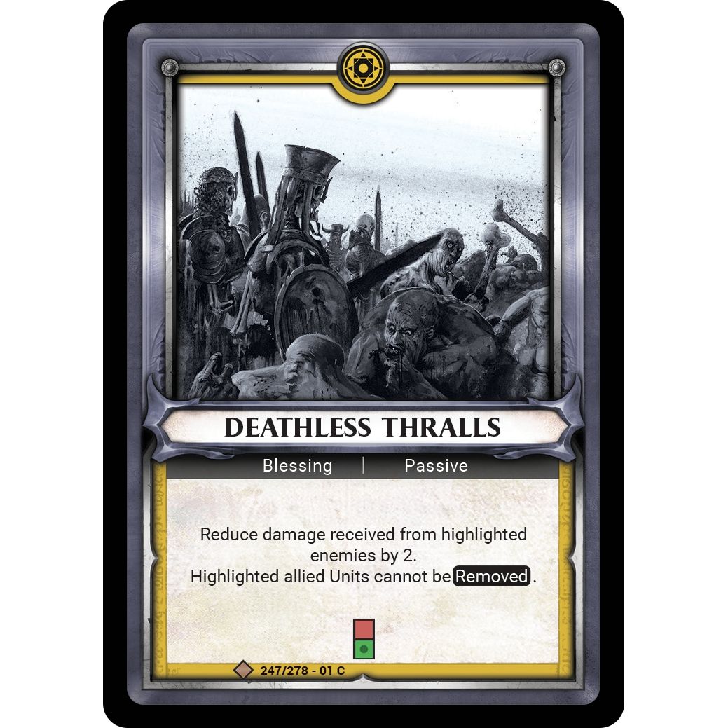 Image for Deathless Thralls (Unclaimed) (247/278) (WHAOSC) - Warhammer Age of Sigmar Champions TCG