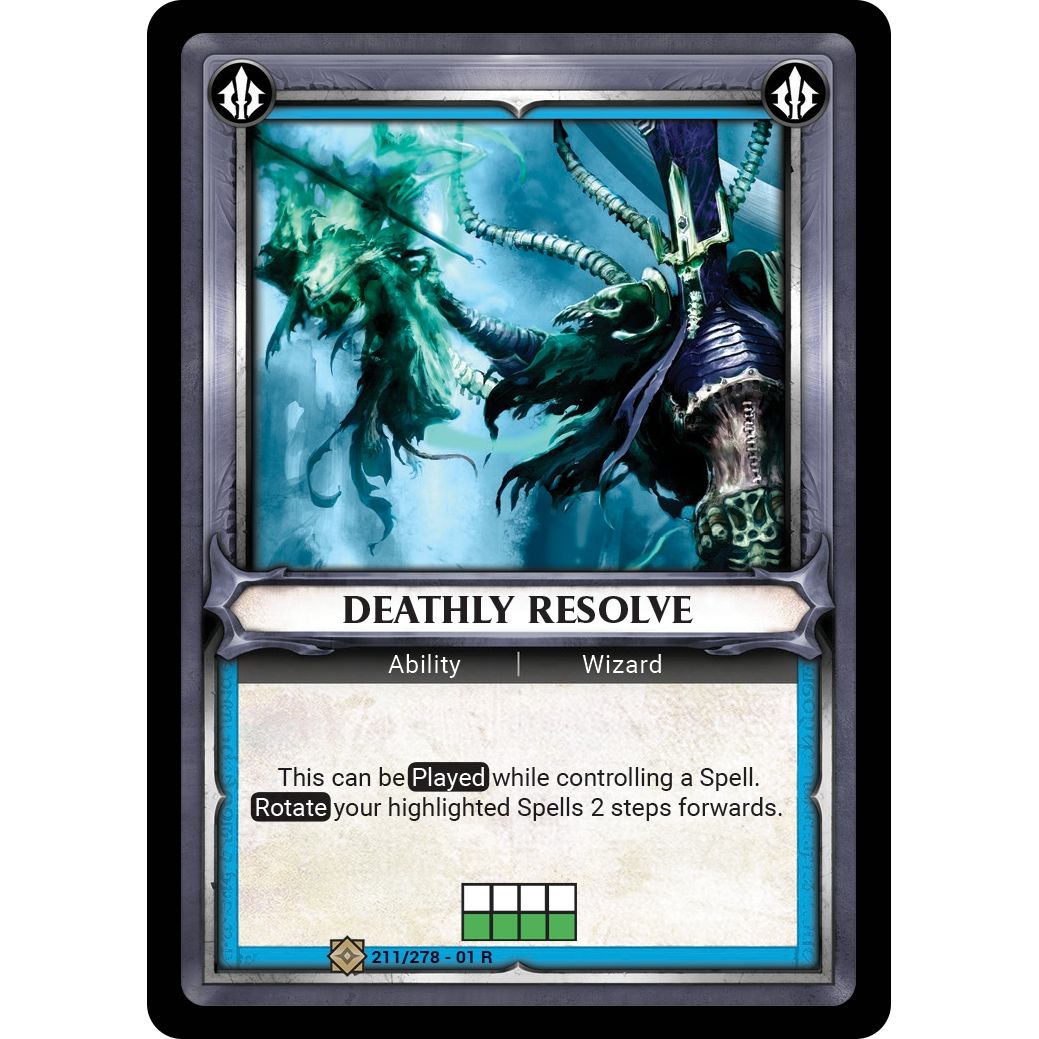 Image for Deathly Resolve (Unclaimed) (211/278) (WHAOSC) - Warhammer Age of Sigmar Champions TCG