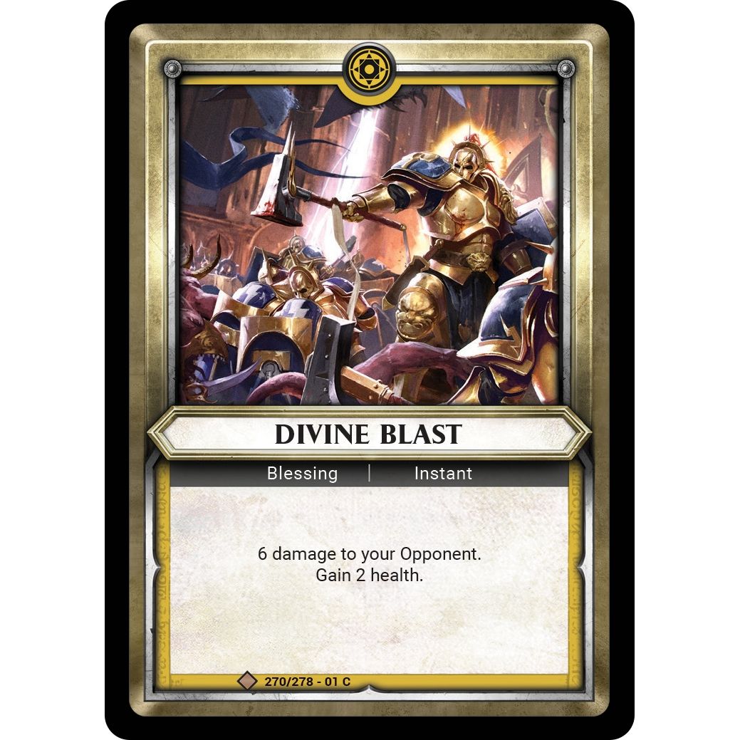 Image for Divine Blast (Claimed) (270/278) (WHAOSC) - Warhammer Age of Sigmar Champions TCG