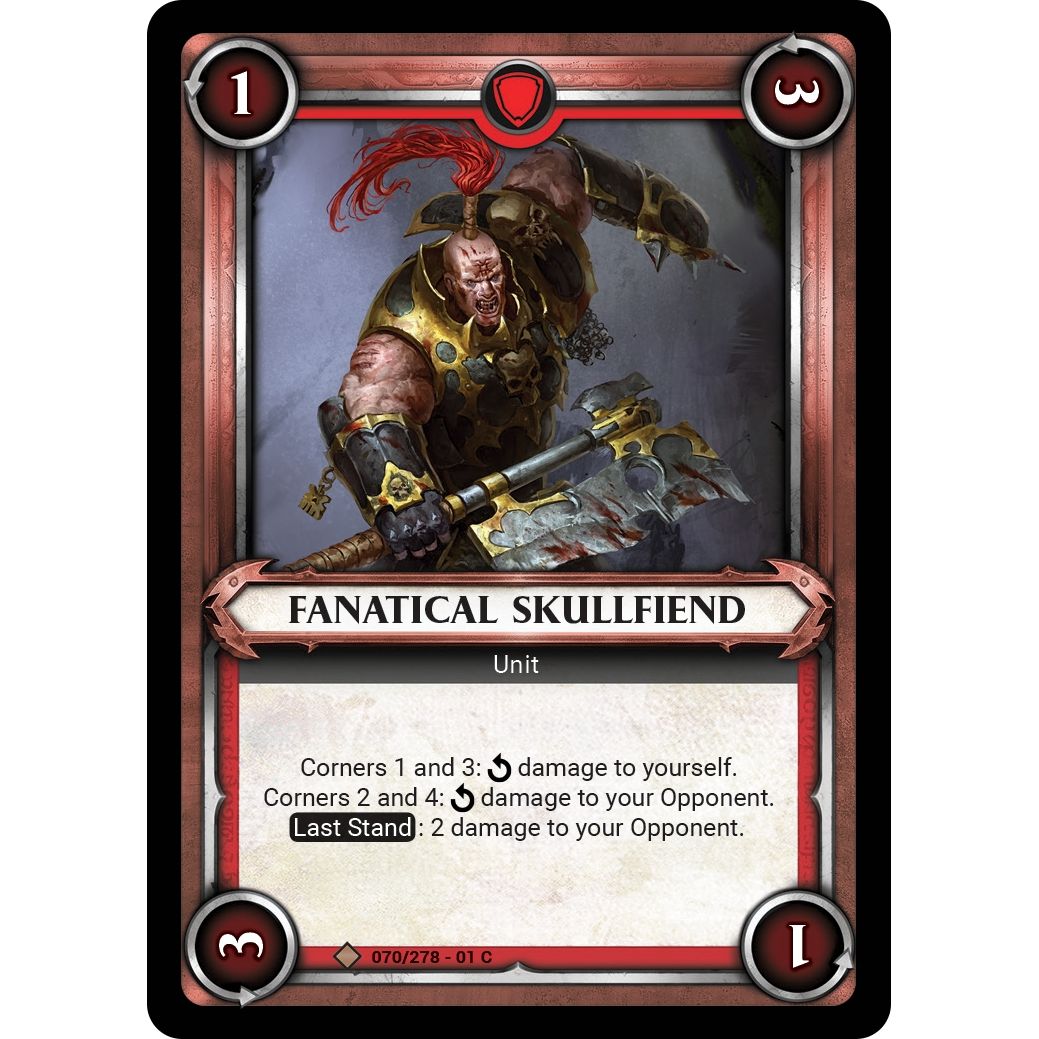 Image for Fanatical Skullfiend (Unclaimed) (070/278) (WHAOSC) - Warhammer Age of Sigmar Champions TCG