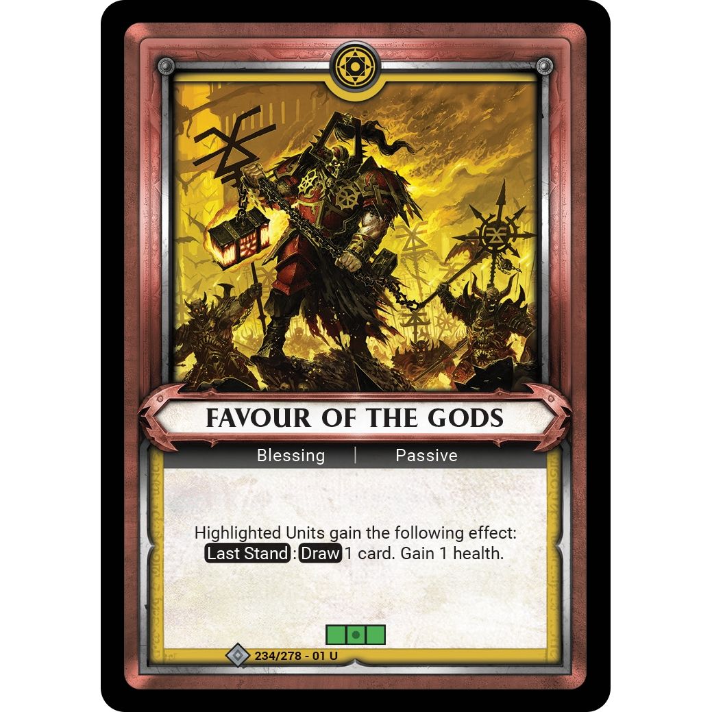Image for Favour of the Gods (Unclaimed) (234/278) (WHAOSC) - Warhammer Age of Sigmar Champions TCG