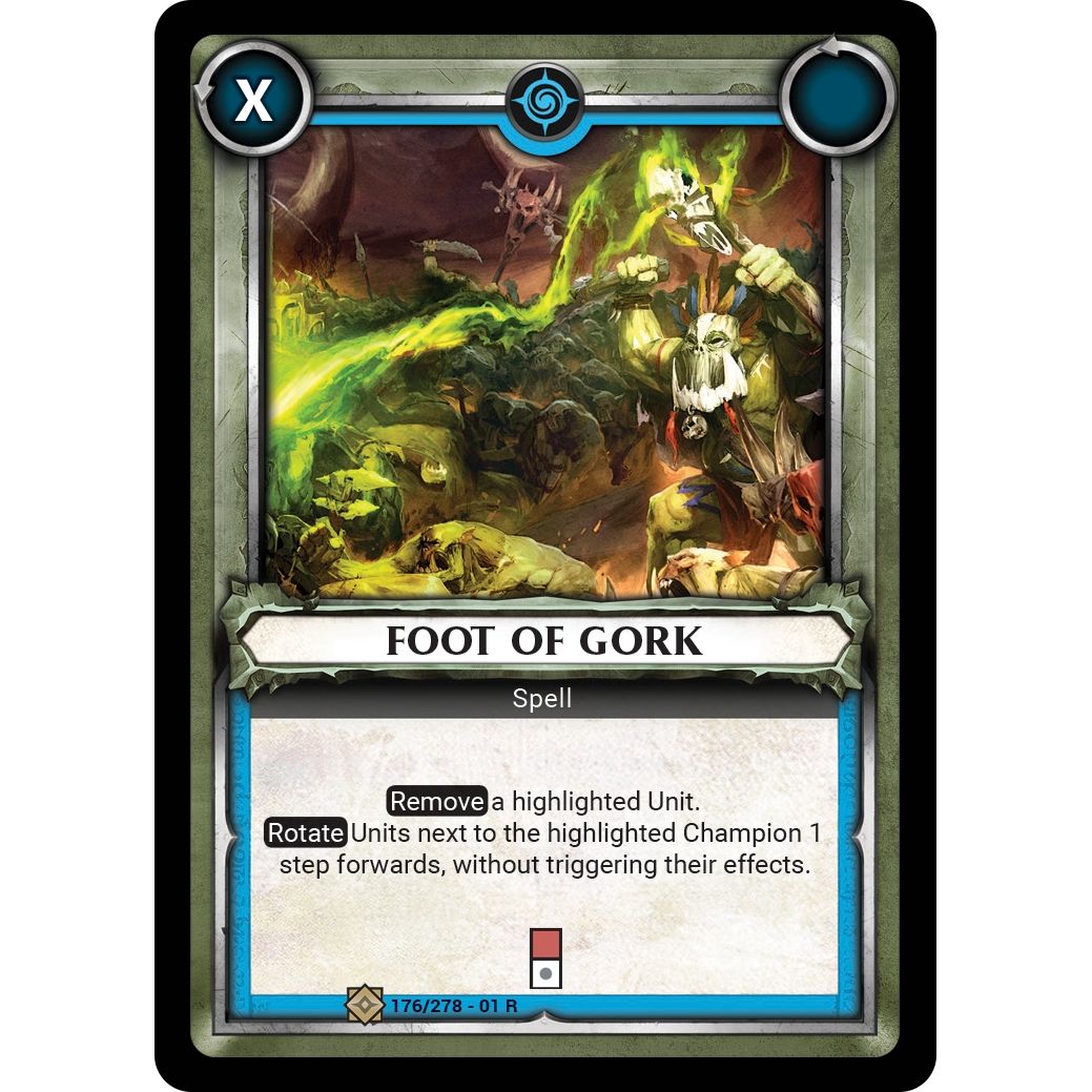 Image for Foot of Gork (Unclaimed) (176/278) (WHAOSC) - Warhammer Age of Sigmar Champions TCG