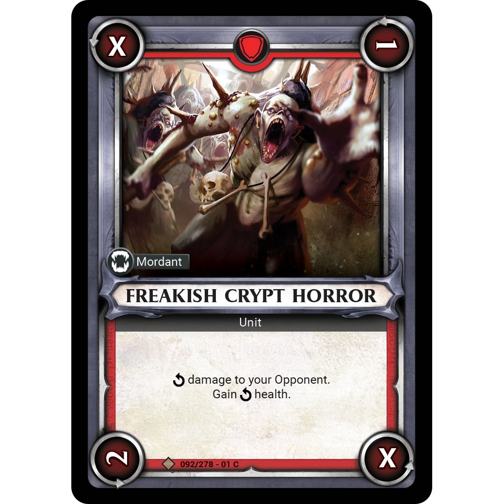 Image for Freakish Crypt Horror (Claimed) (092/278) (WHAOSC) - Warhammer Age of Sigmar Champions TCG