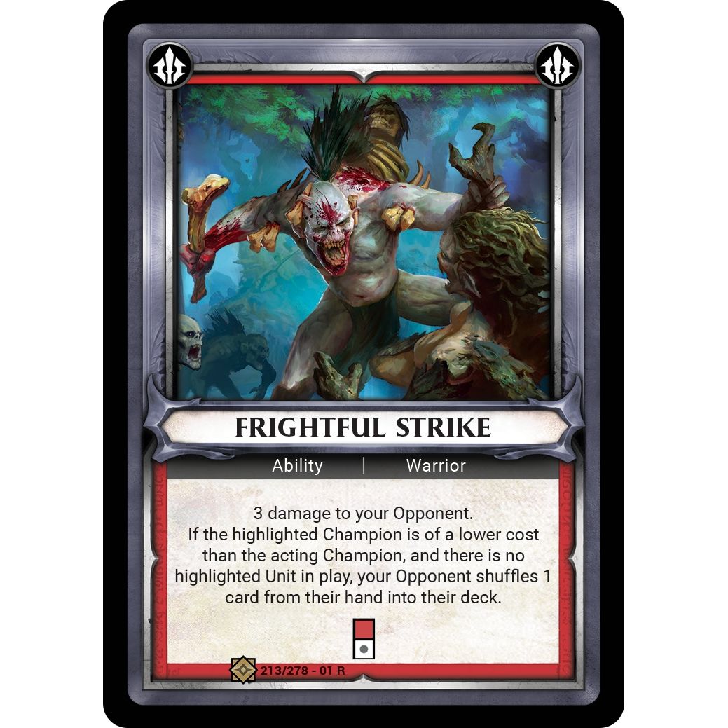 Image for Frightful Strike (Claimed) (213/278) (WHAOSC) - Warhammer Age of Sigmar Champions TCG