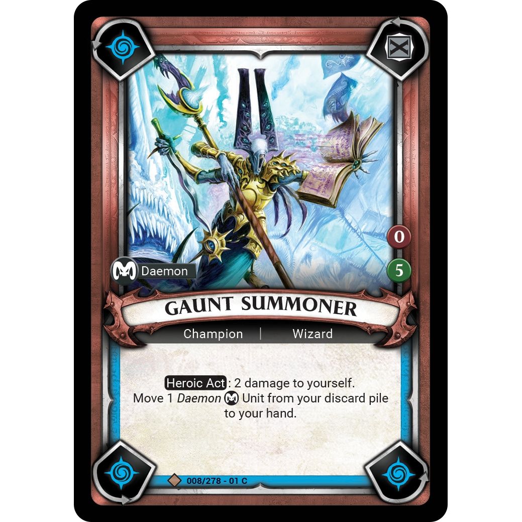 Image for Gaunt Summoner (Claimed) (008/278) (WHAOSC) - Warhammer Age of Sigmar Champions TCG