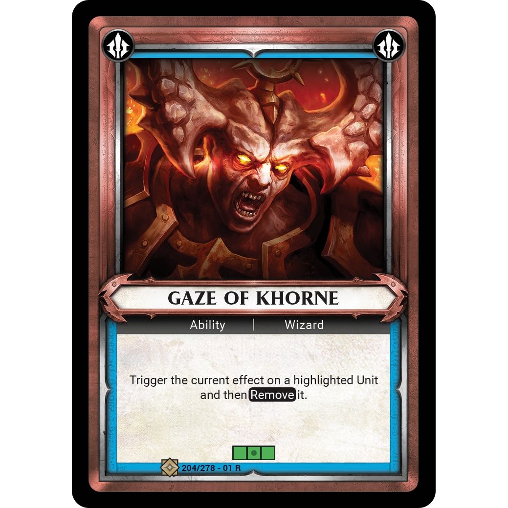 Image for Gaze of Khorne (Claimed) (204/278) (WHAOSC) - Warhammer Age of Sigmar Champions TCG