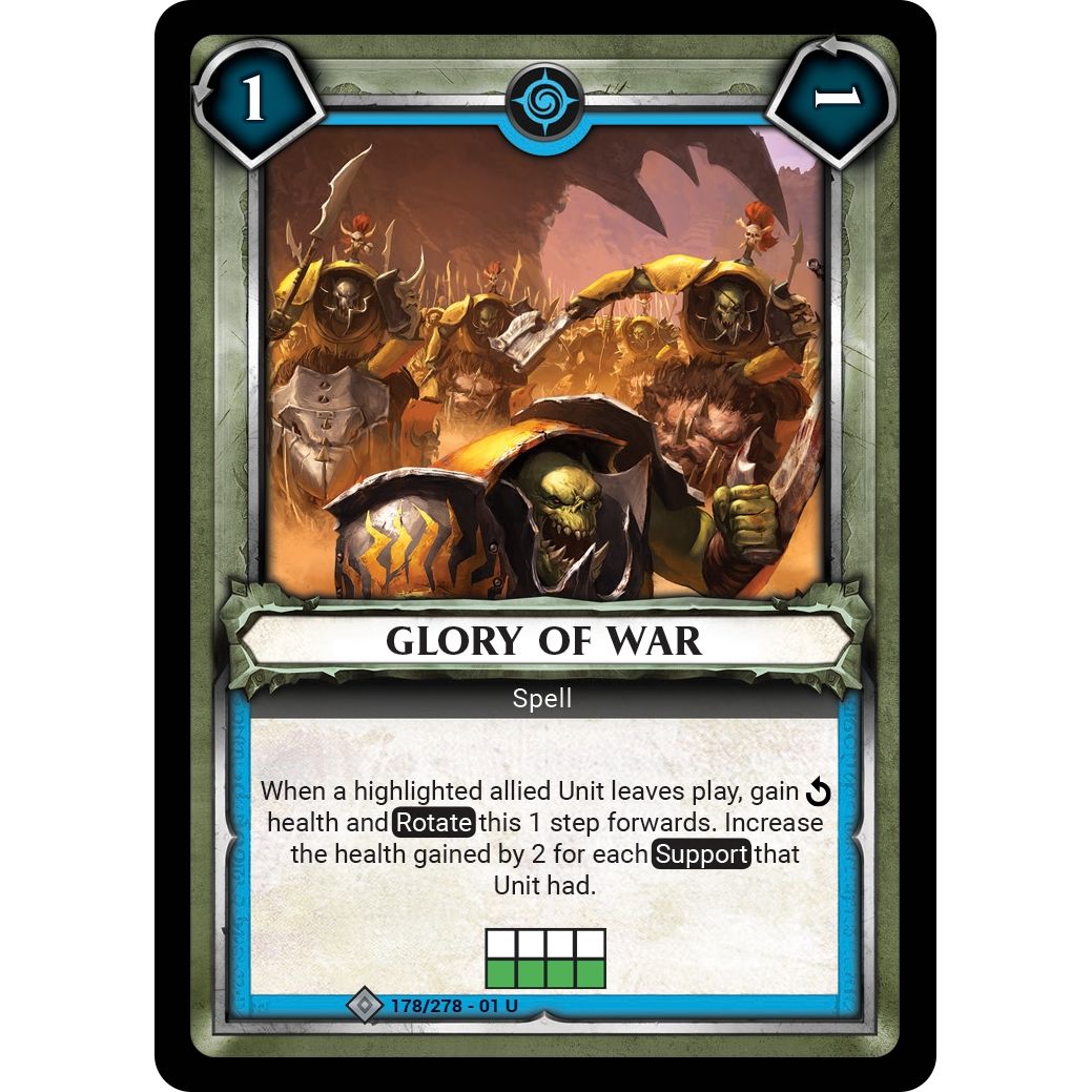 Image for Glory of War (Unclaimed) (178/278) (WHAOSC) - Warhammer Age of Sigmar Champions TCG